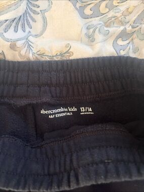abercrombie kids black  Jumpsuit Bottoms with Elastic Waist